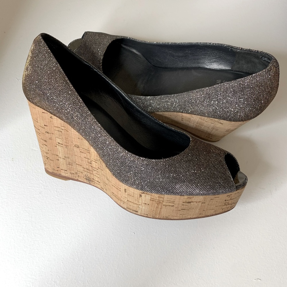 Stuart Weitzman Platform Wedges Size 8 - image 1